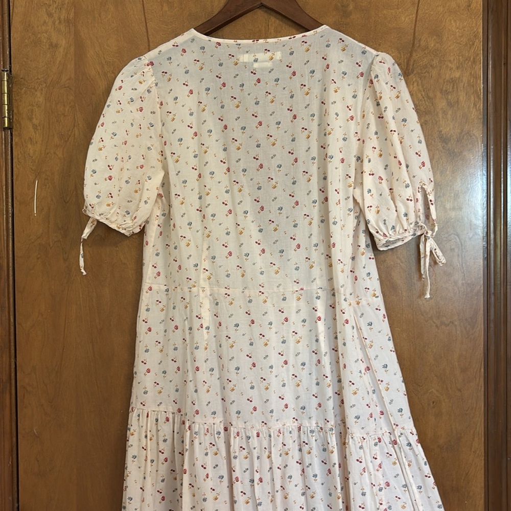 Christy Dawn The Augusta Dress Carnelian Aster Garden wrap floral cotton maxi - Picture 7 of 16